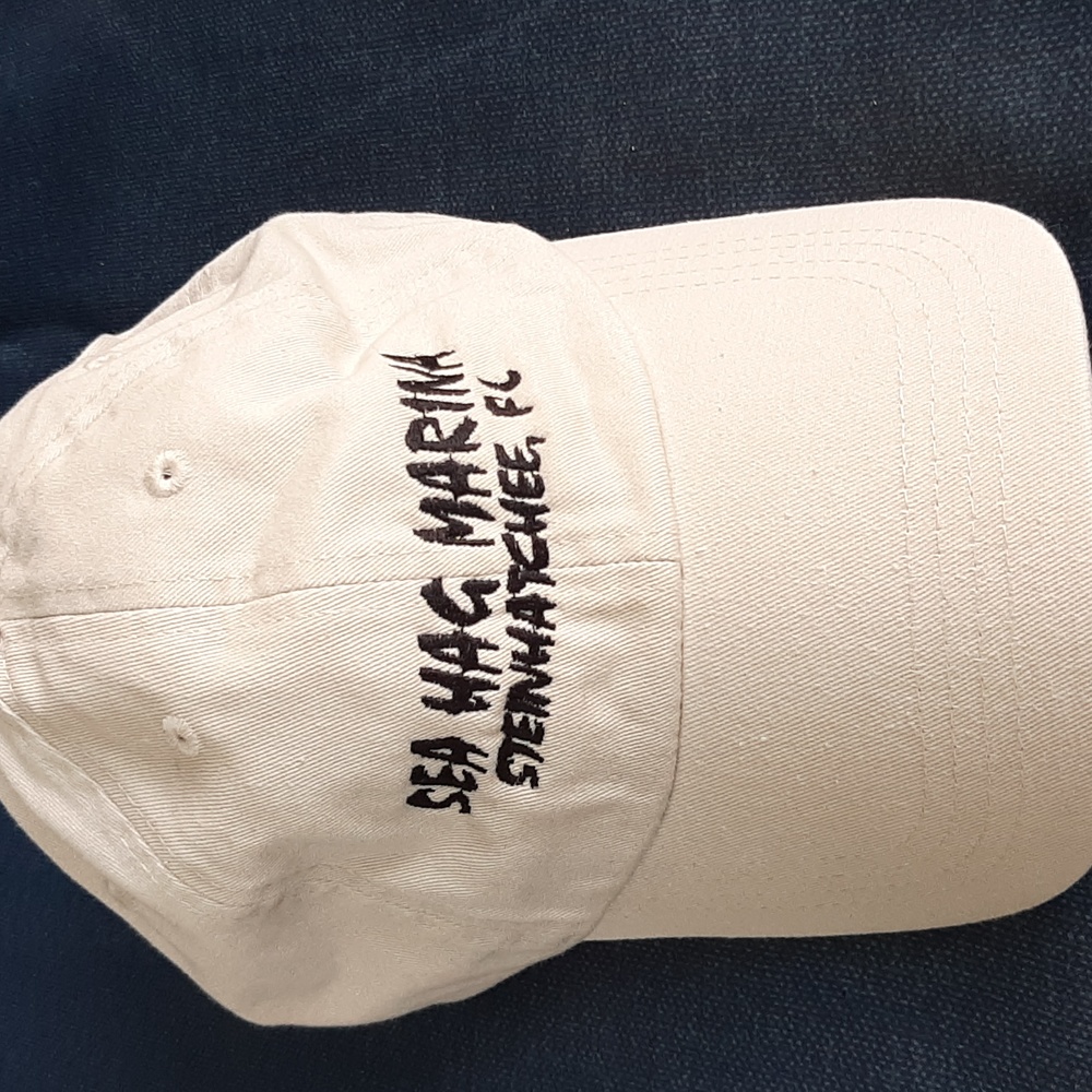 Sea Hag Marina Steinhatchee, FL Trucker Hat Cream or Off White Color